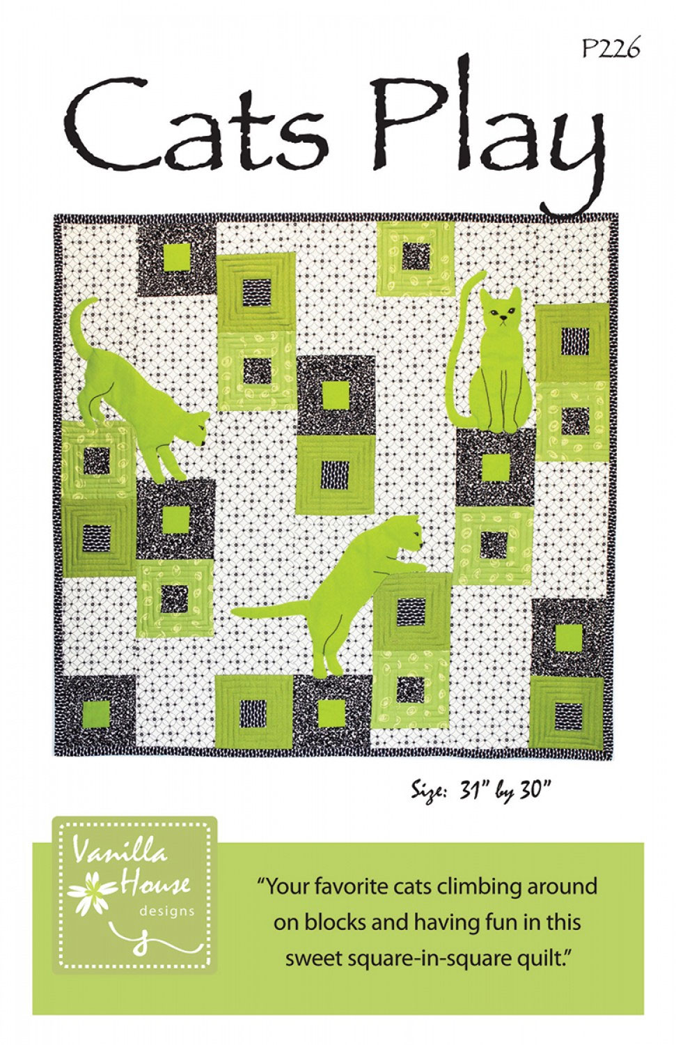 Cats-Play-quilt-sewing-pattern-Vanilla-House-Designs-front