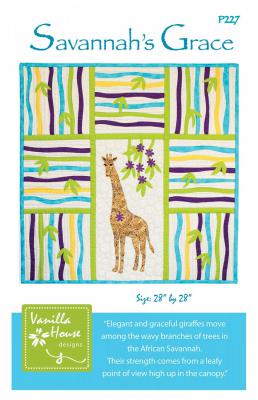 CLOSEOUT - Savannah's Grace quilt sewing pattern from Vanilla House Designs