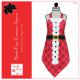 Santa Four Corners Apron sewing pattern from Vanilla House Designs
