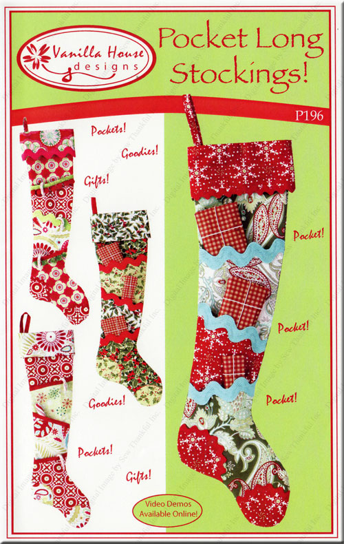 CLOSEOUT - Pocket Long Stockings sewing pattern from Vanilla House Designs