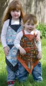CLOSEOUT - Kid's Four Corners Apron sewing pattern from Vanilla House Designs 2