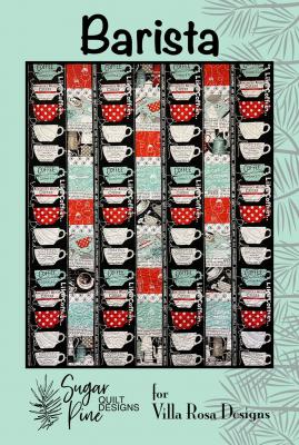 Barista quilt sewing pattern card from Villa Rosa Designs