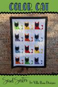 Color Cat quilt sewing pattern card from Villa Rosa Designs