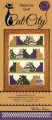 Cat City quilt sewing pattern card from Villa Rosa Designs