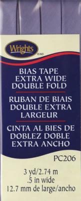 CLOSEOUT - Extra Wide Double Fold Bias Tape from Wrights - Lavender