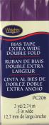 Extra Wide Double Fold Bias Tape from Wrights - Purple