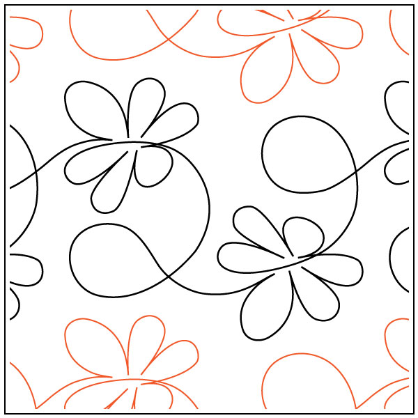Apricot-Moons-Buzz-quilting-pantograph-pattern-Apricot-Moon-Designs