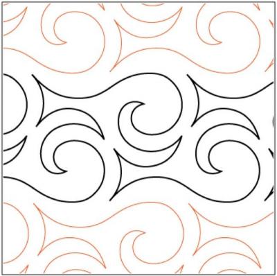 CYBER MONDAY (while supplies last) - Breath of the Gods pantograph pattern from Apricot Moon Designs