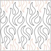 Hot Nights pantograph pattern from Apricot Moon Designs