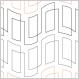 Hall of Mirrors pantograph pattern from Apricot Moon Designs