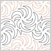 Becker's Whirligig quilting pantograph pattern by Barbara Becker