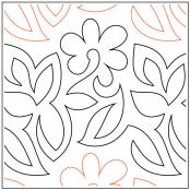 INVENTORY REDUCTION...Garden Walk quilting pantograph pattern by Barbara Becker