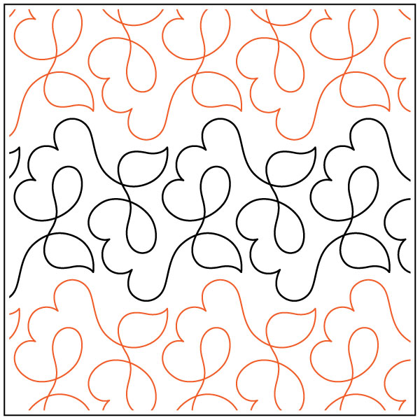Darlenes-Daisy-Chain-quilting-pantograph-pattern-Darlene-Epp