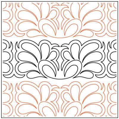 Feather-Flower-Petite-quilting-pantograph-pattern-Darlene-Epp-2