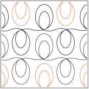 Darlene's Allover Texture quilting pantograph pattern by Darlene Epp