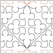 New Clover quilting pantograph pattern by Darlene Epp