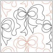 INVENTORY REDUCTION...Ribbons and Bows quilting pantograph pattern by Darlene Epp