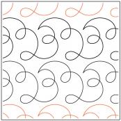 YEAR END INVENTORY REDUCTION - EZ Loops PAPER longarm quilting pantograph design by Dave Hudson