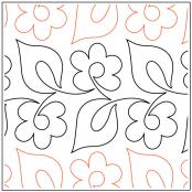 INVENTORY REDUCTION - Daisy Duo PAPER longarm quilting pantograph design by Dave Hudson