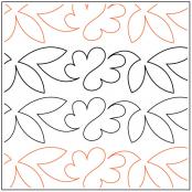 INVENTORY REDUCTION - Linna's Charm Border PAPER longarm quilting pantograph design by Dave Hudson