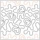 CYBER MONDAY (while supplies last) - Meandering Hearts quilting pantograph pattern by Dave Hudson