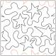 Meandering Stars quilting pantograph sewing pattern by Dave Hudson