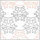 Winter White Border quilting pantograph sewing pattern by Dave Hudson