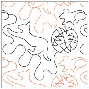 INVENTORY REDUCTION...Cat and Mouse quilting pantograph pattern by Dave Hudson