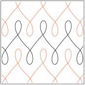 INVENTORY REDUCTION...Wish Bone quilting pantograph pattern by Dave Hudson