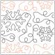 INVENTORY REDUCTION...Winter White quilting pantograph pattern by Dave Hudson