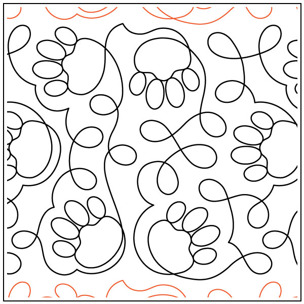 Paws-quilting-pantograph-pattern-Deb-Geissler