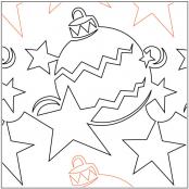 INVENTORY REDUCTION - Happy Holidays PAPER longarm quilting pantograph design by Denise Schillinger 1