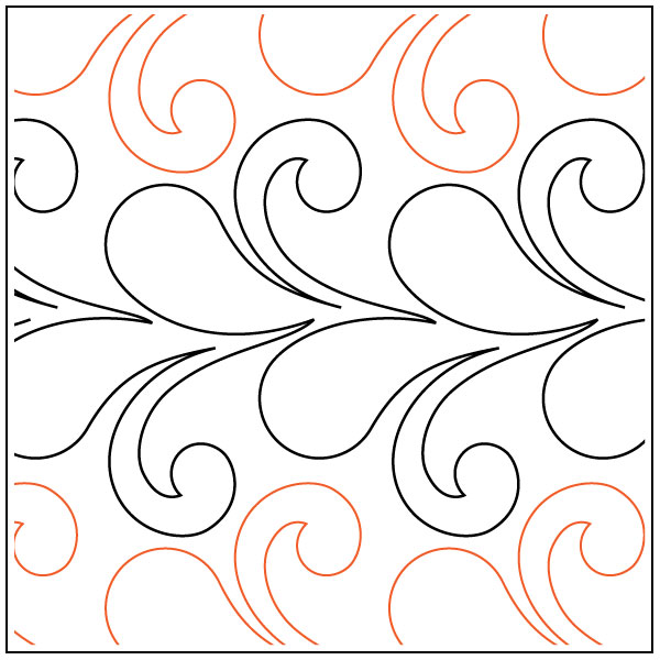 Flirty-Feathers-and-Curls-quilting-pantograph-pattern-Jessica-Schick
