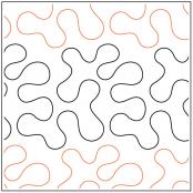 INVENTORY REDUCTION - BAM! quilting pantograph pattern by Jessica Schick