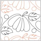 INVENTORY REDUCTION - Jessica's Pumpkin Patch Petite PAPER longarm quilting pantograph design by Jessica Schick