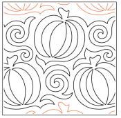 Pumpkin-Magic-PAPER-longarm-quilting-pantograph-design-Kalynda-Grant