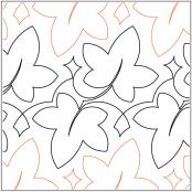 INVENTORY REDUCTION - Fall quilting PAPER longarm quilting pantograph design by Keryn Emmerson