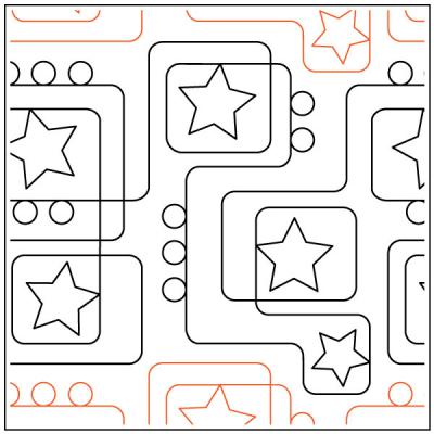 Path-To-The-Stars-quilting-pantograph-sewing-pattern-Kristin-Hoftyzer