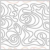 Fluid Meander quilting pantograph sewing pattern from Kristin Hoftyzer