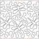Meandering Dragonfly quilting pantograph pattern by Laura Estes
