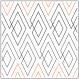 INVENTORY REDUCTION...Diamond Squared pantograph pattern by Leisha Farnsworth