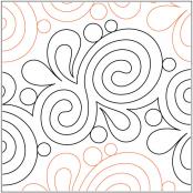 Marmalade PAPER longarm quilting pantograph design by Patricia Ritter & Leisha Farnsworth