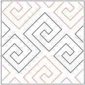 INVENTORY REDUCTION - Athena PAPER longarm quilting pantograph design by Lorien Quilting