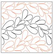 Amplify PAPER longarm quilting pantograph design by Lorien Quilting 1