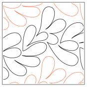 Amplify PAPER longarm quilting pantograph design by Lorien Quilting