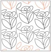Alpine Meadow PAPER longarm quilting pantograph design by Lorien Quilting