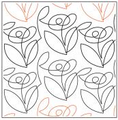 INVENTORY REDUCTION - Alpine Meadow PAPER longarm quilting pantograph design by Lorien Quilting