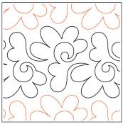 INVENTORY REDUCTION - Lorien's Festival PAPER longarm quilting pantograph design by Lorien Quilting