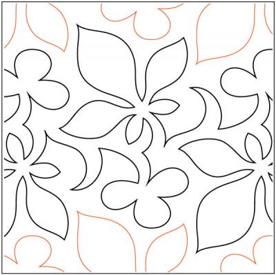 Vigour quilting pantograph pattern by Lorien Quilting