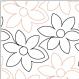 CYBER MONDAY (while supplies last) - Daisy Delight quilting pantograph pattern by Lorien Quilting